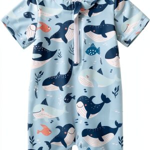 Baby Boy Swimsuit BrandX Quick‑Dry One‑Piece-0