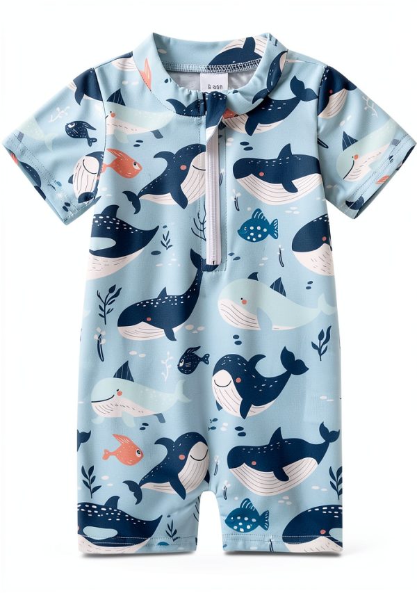 Baby Boy Swimsuit BrandX Quick‑Dry One‑Piece-0