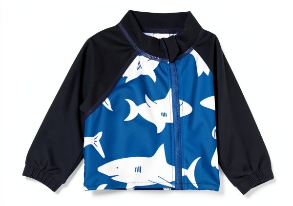 Gerber Baby Rashguard UPF 50+ Shark Swim-1