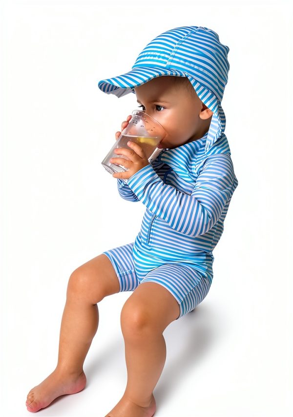 KidSplash Baby Boys Swimsuit Polyester Long Sleeve-1