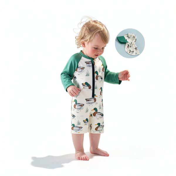 Toddler Swimwear BrandX Long Sleeve Rash Guard-1
