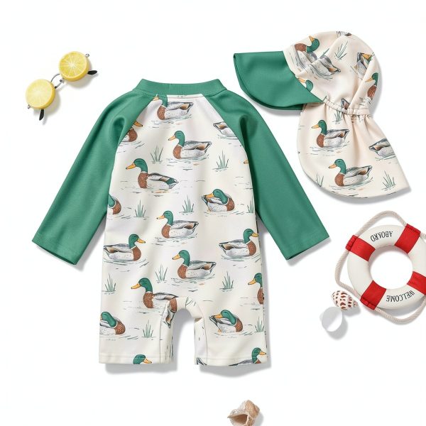 Toddler Swimwear BrandX Long Sleeve Rash Guard-3