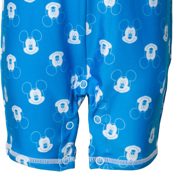 Disney Mickey Mouse Baby Boys One Piece Swimsuit Blue-4