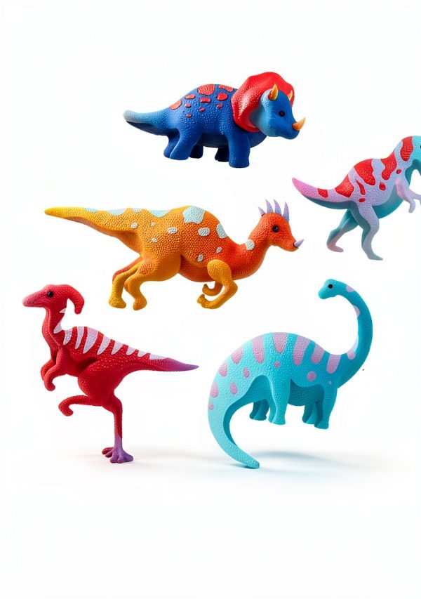 Baby Boy Swimsuits Dinosaur Polyester Fabric-5