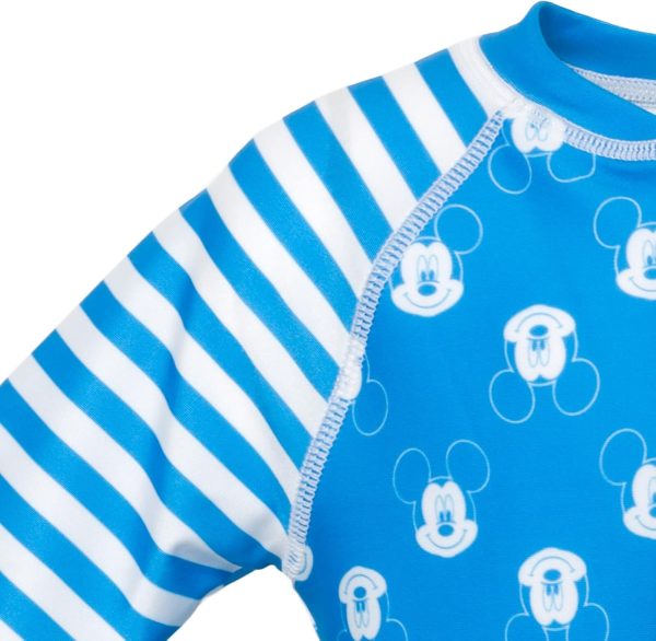 Disney Mickey Mouse Baby Boys One Piece Swimsuit Blue-3