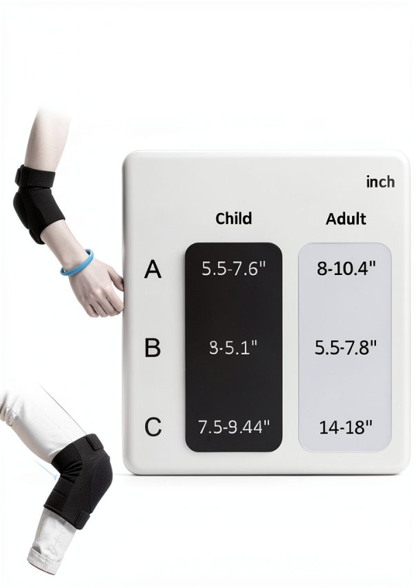 JBM Kids Cycling Knee Pads Set Polyester-5
