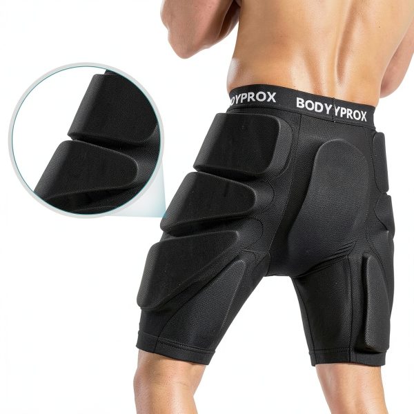Bodyprox Protective Shorts Black EVA Padding-3