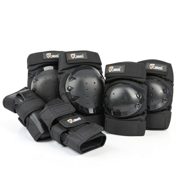 JBM Kids Cycling Knee Pads Set Polyester-4