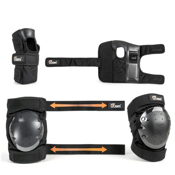 JBM Kids Cycling Knee Pads Set Polyester-8