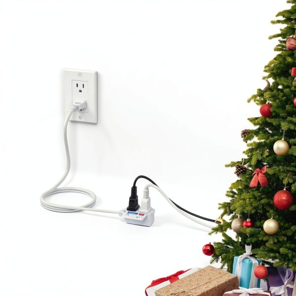 Cable Matters 2-Pack 16 AWG 2‑Prong Extension Cord 6 ft White-6