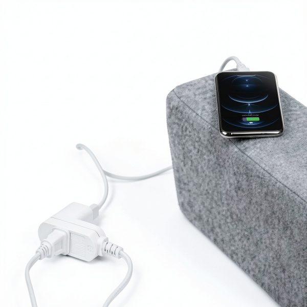 Philips 3-Outlet Extension Cord 6 Ft Flat Plug with Safety Slide White-3