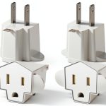 Portable 3-to-2 Prong Outlet Adapter SerBion Fireproof 1875W 4-Pack-0