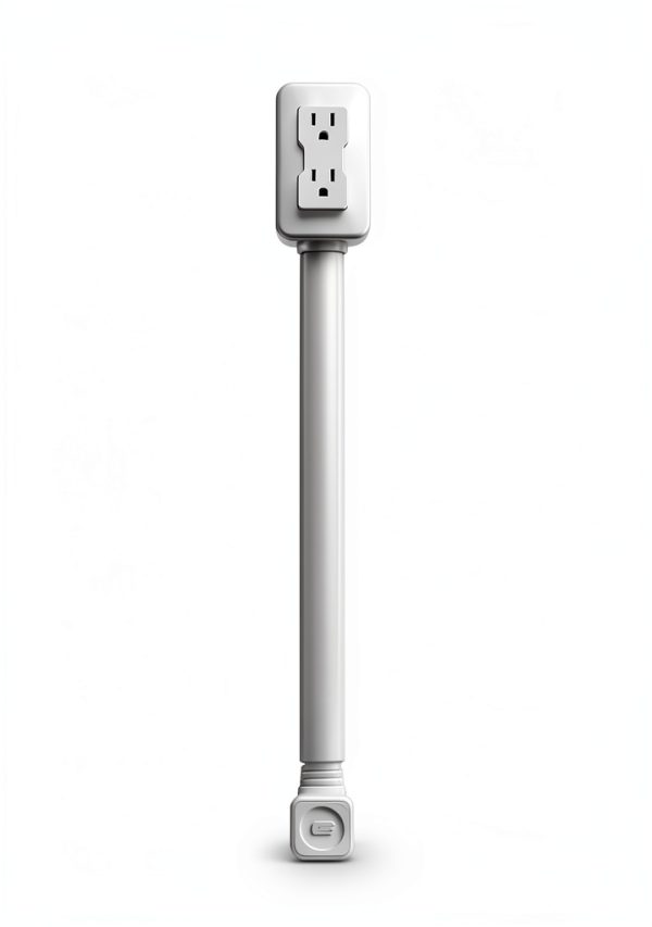 EZ Outlet Extender by Toka – Adjustable 22-34" Rotating-3